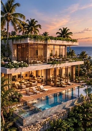 Villa 2 design study, 500–600 m²