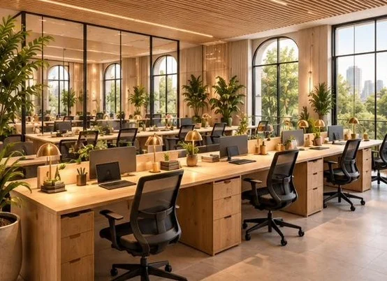 Coworking &mdash; desks and quiet rooms