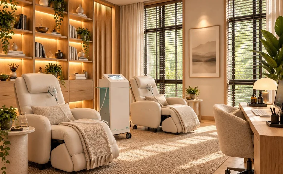 The recovery lounge &mdash; where most of the day actually happens