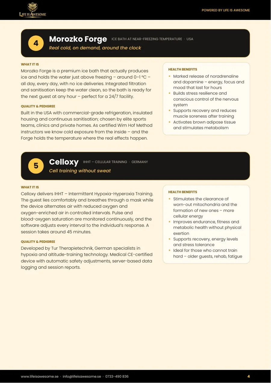 Life is Awesome partner catalogue, page 4