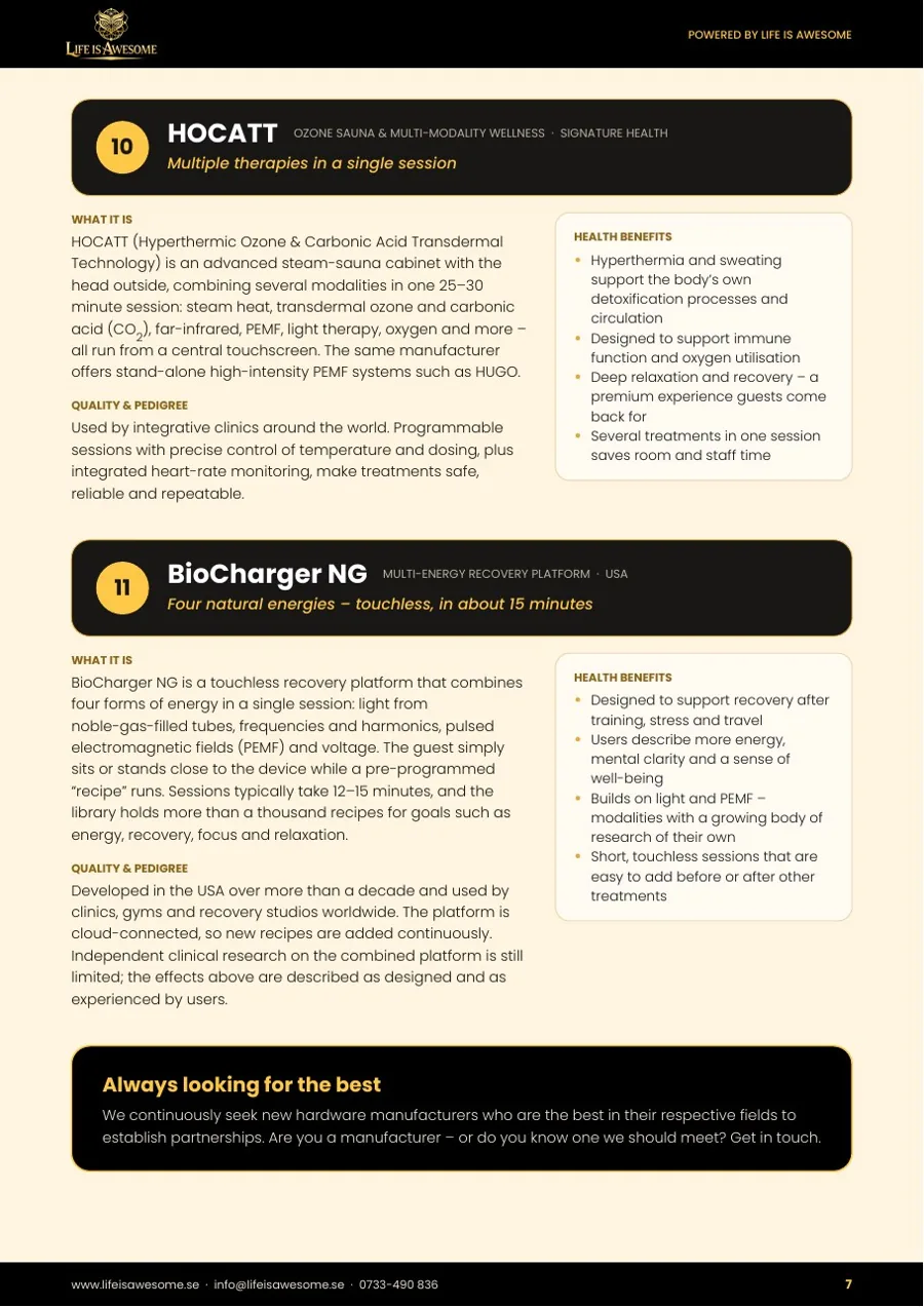 Life is Awesome partner catalogue, page 7